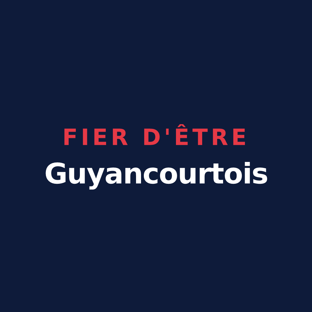 T-shirt « Fier d'être Guyancourtois » — design pour Guyancourt