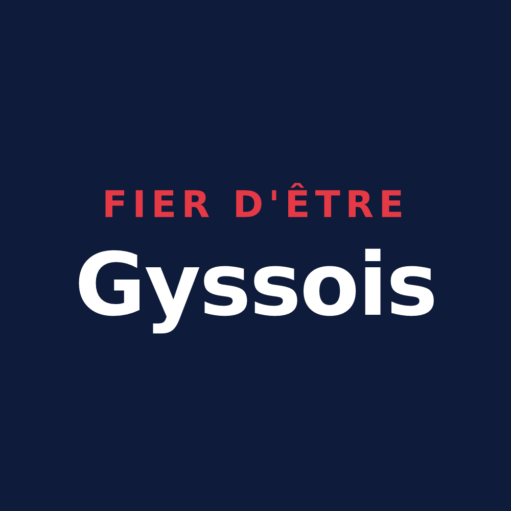 T-shirt « Fier d'être Gyssois » — design pour Gy-les-Nonains