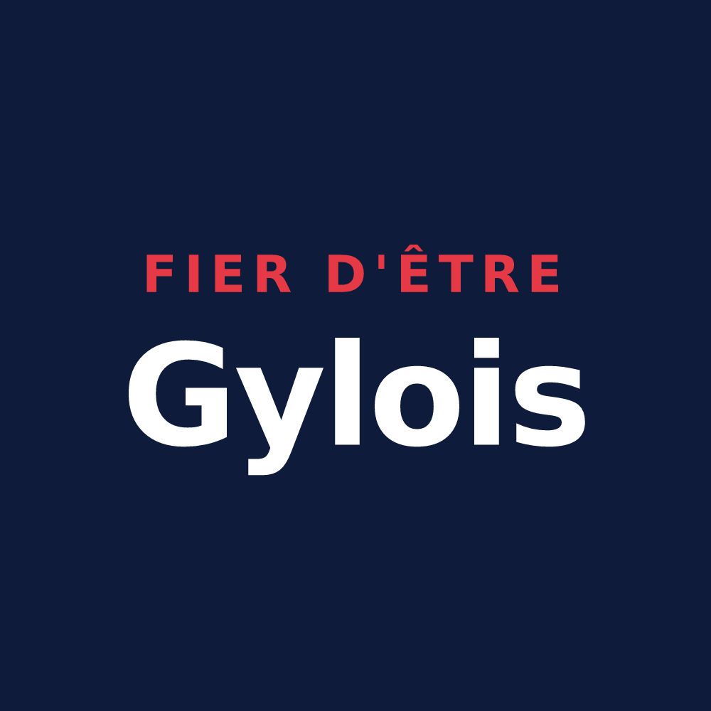 T-shirt « Fier d'être Gylois » — design pour Gy