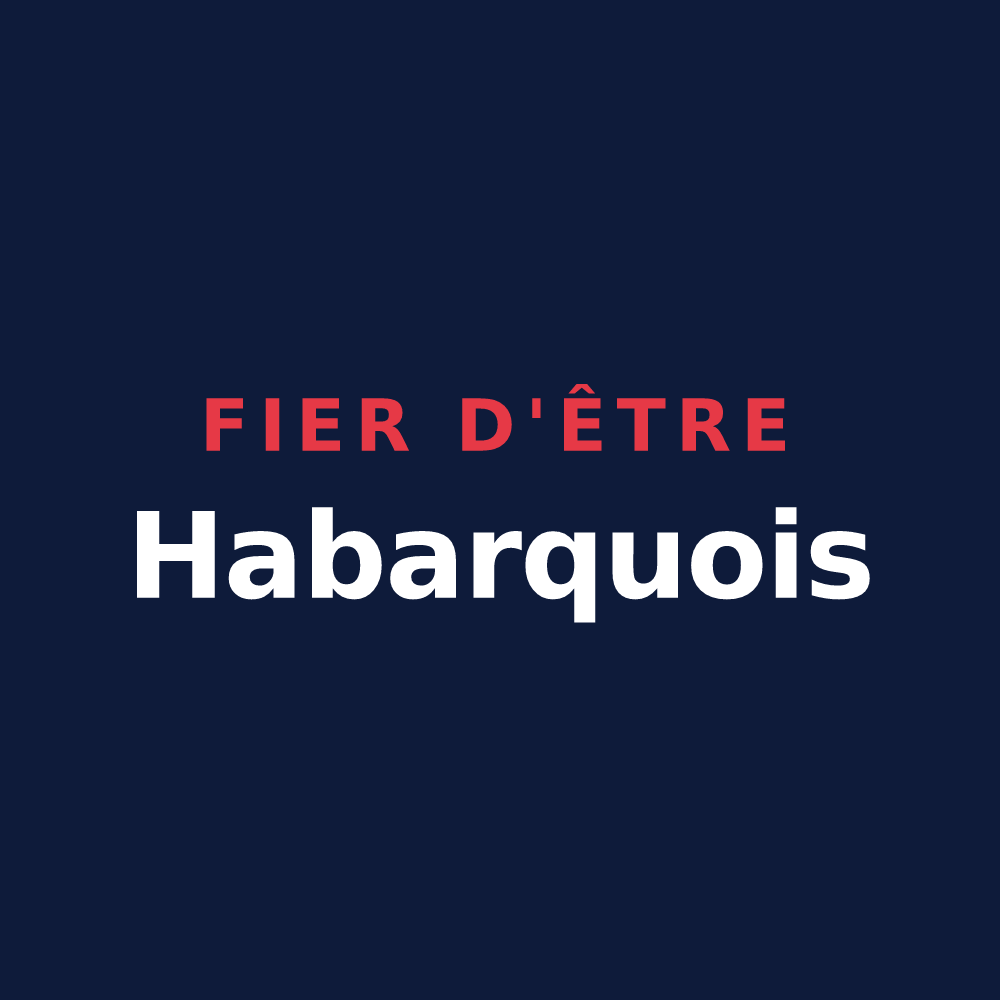 T-shirt « Fier d'être Habarquois » — design pour Habarcq