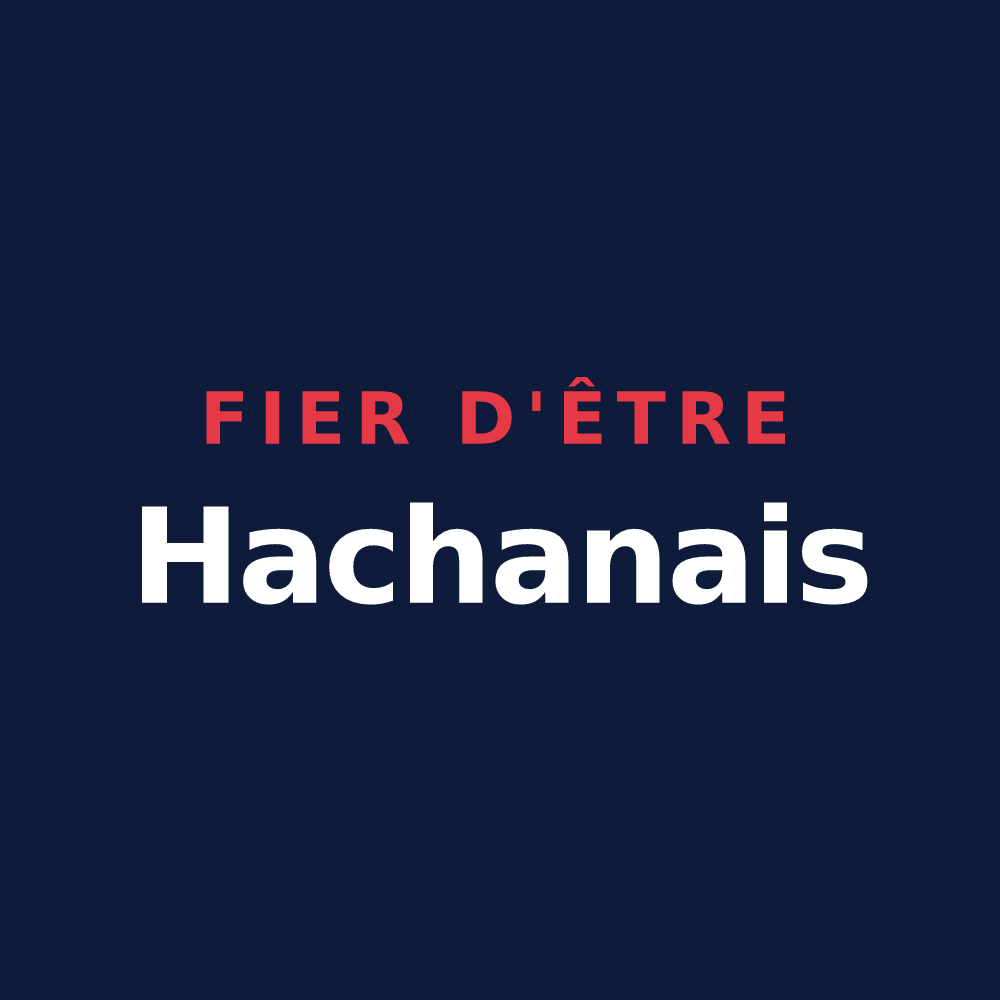 T-shirt « Fier d'être Hachanais » — design pour Hachan
