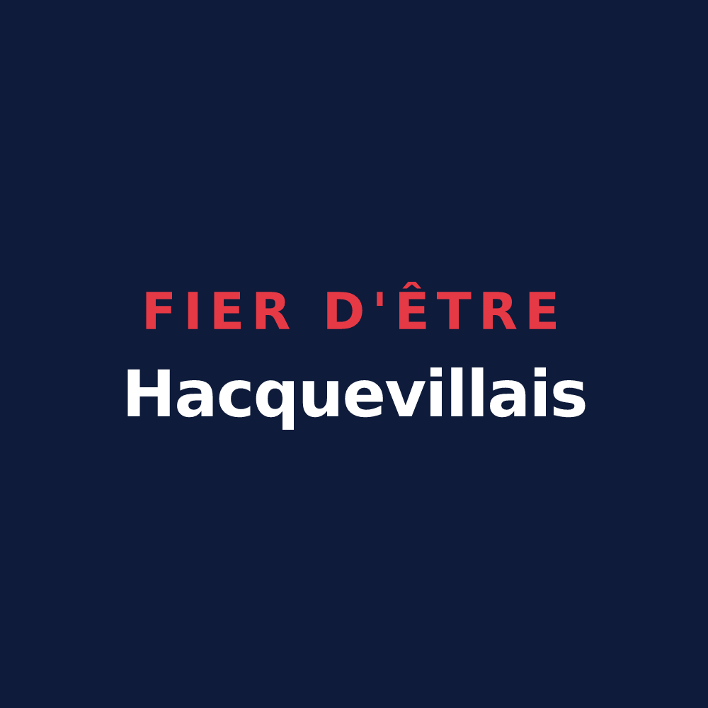 T-shirt « Fier d'être Hacquevillais » — design pour Hacqueville