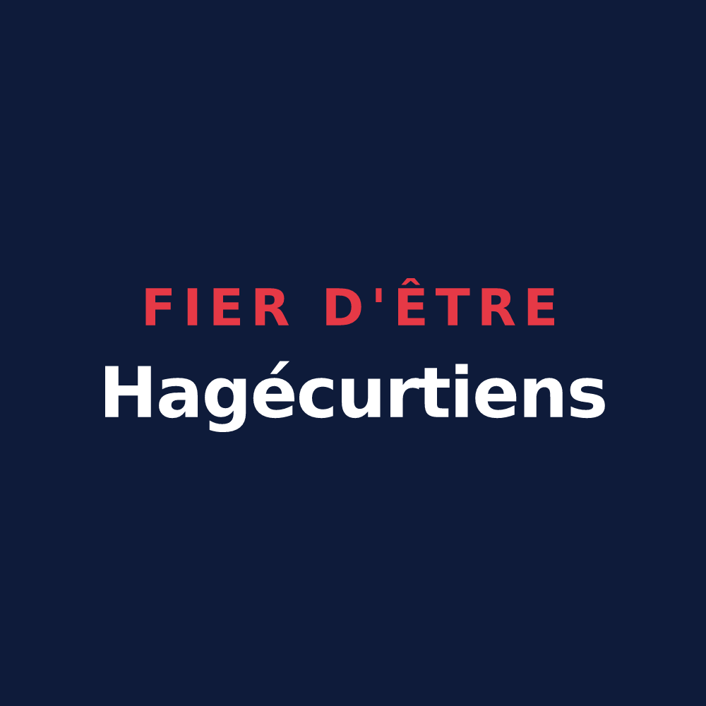 T-shirt « Fier d'être Hagécurtiens » — design pour Hagécourt