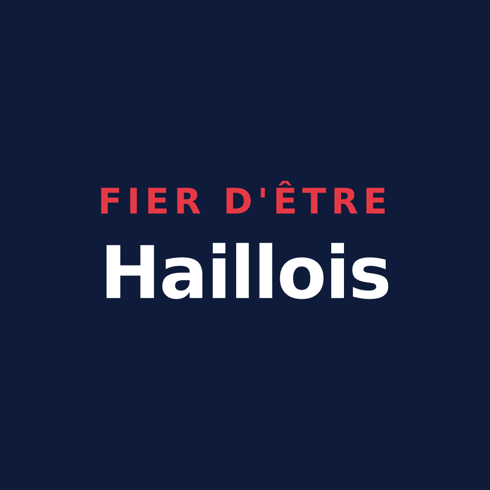 T-shirt « Fier d'être Haillois » — design pour Hailles