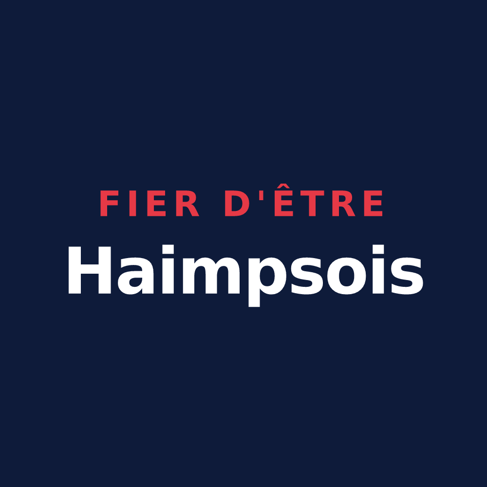 T-shirt « Fier d'être Haimpsois » — design pour Haimps