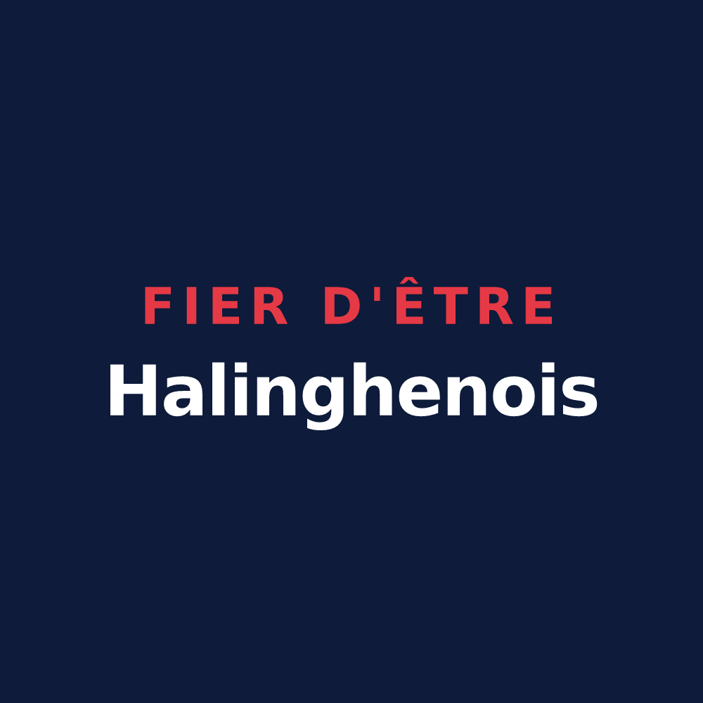 T-shirt « Fier d'être Halinghenois » — design pour Halinghen