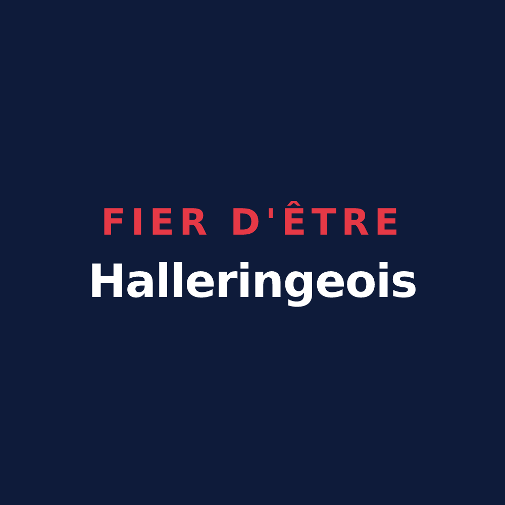 T-shirt « Fier d'être Halleringeois » — design pour Hallering