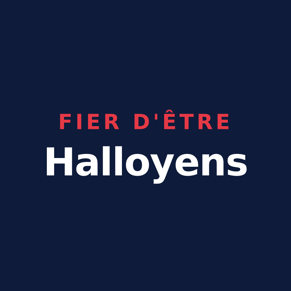T-shirt « Fier d'être Halloyens » — design pour Halloy