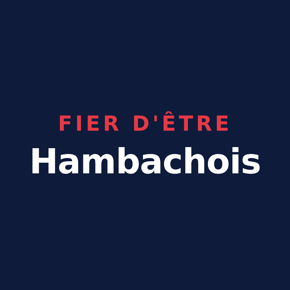 T-shirt « Fier d'être Hambachois » — design pour Hambach