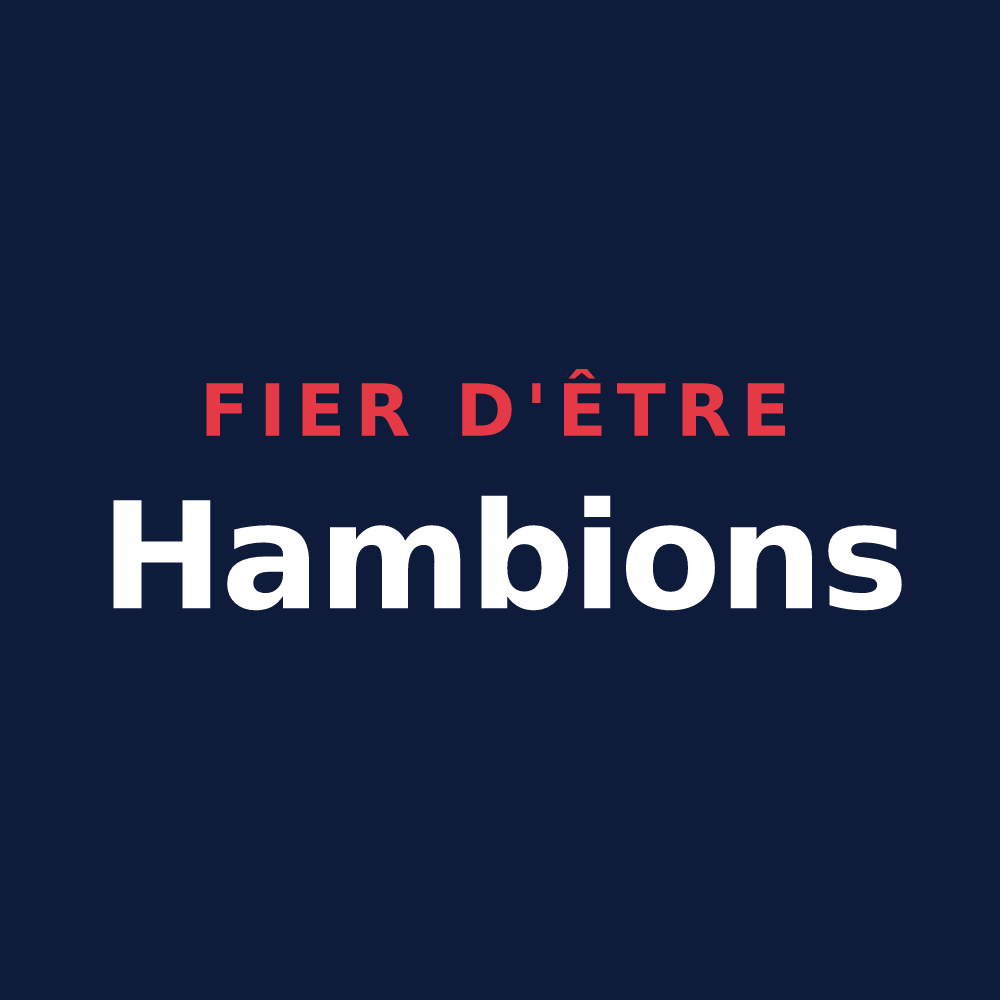 T-shirt « Fier d'être Hambions » — design pour Hambye