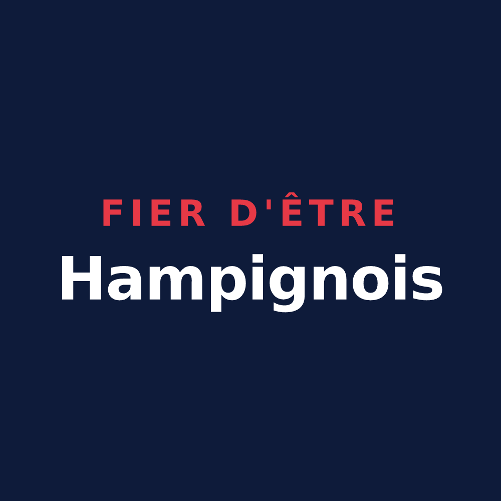T-shirt « Fier d'être Hampignois » — design pour Hampigny