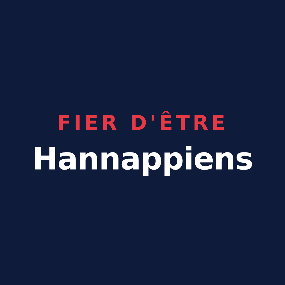 T-shirt « Fier d'être Hannappiens » — design pour Hannappes