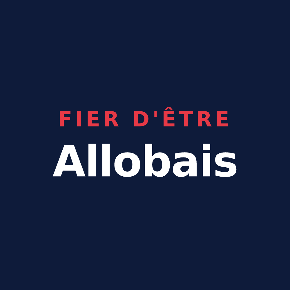 T-shirt « Fier d'être Allobais » — design pour Hannogne-Saint-Martin