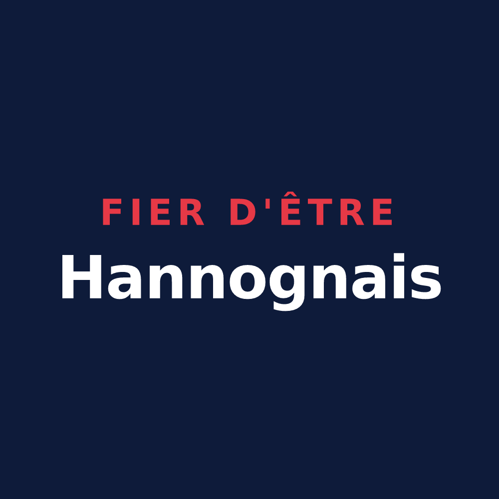 T-shirt « Fier d'être Hannognais » — design pour Hannogne-Saint-Rémy