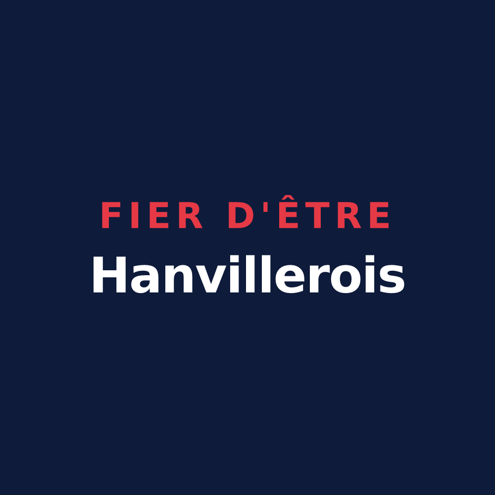 T-shirt « Fier d'être Hanvillerois » — design pour Hanviller