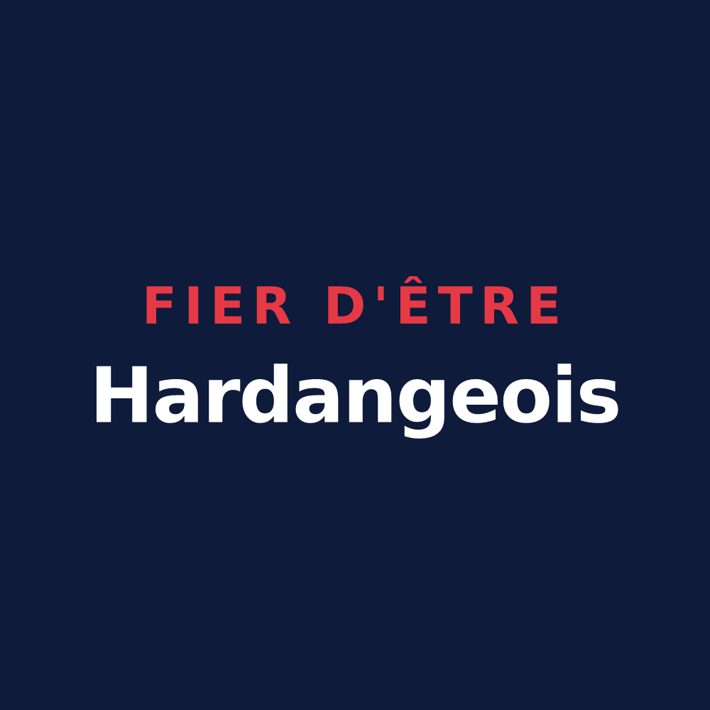 T-shirt « Fier d'être Hardangeois » — design pour Hardanges
