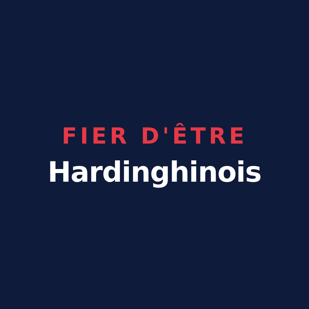 T-shirt « Fier d'être Hardinghinois » — design pour Hardinghen