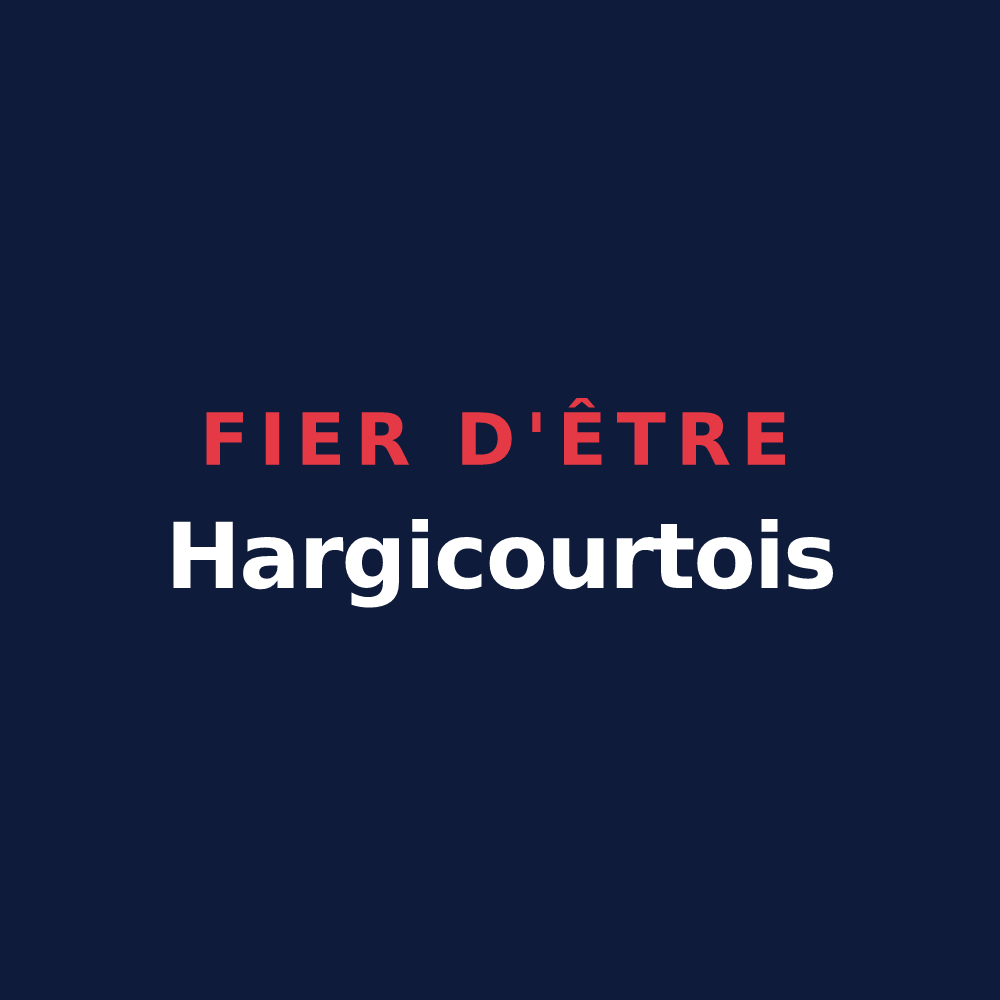 T-shirt « Fier d'être Hargicourtois » — design pour Hargicourt