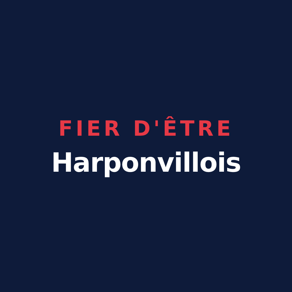 T-shirt « Fier d'être Harponvillois » — design pour Harponville
