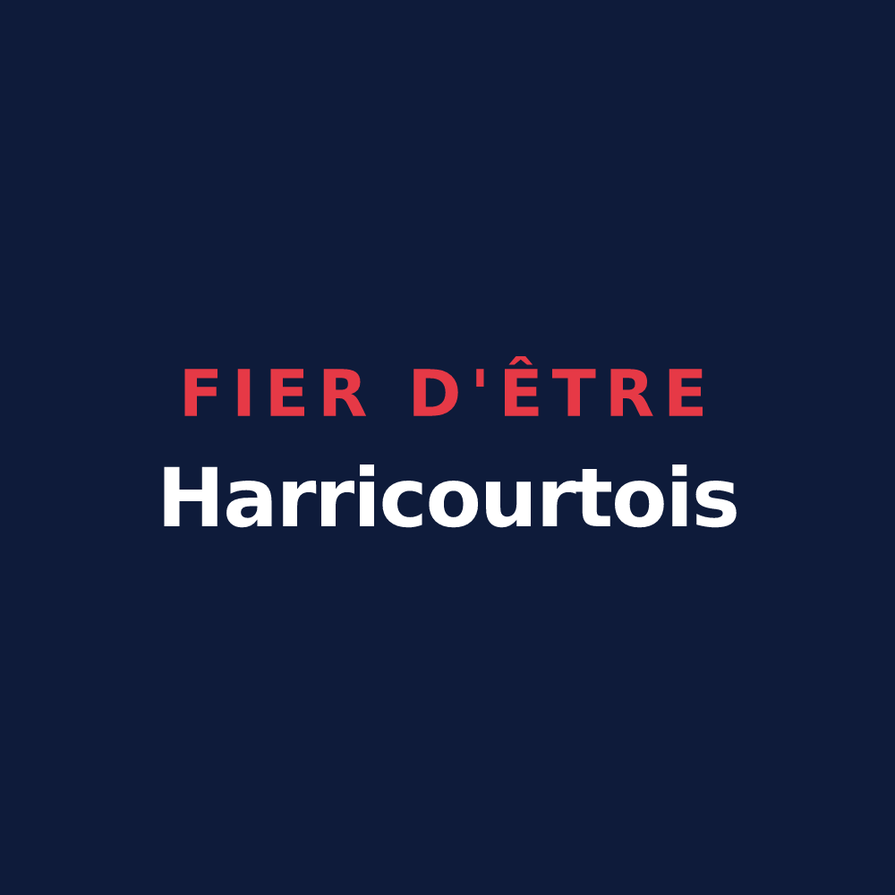 T-shirt « Fier d'être Harricourtois » — design pour Harricourt