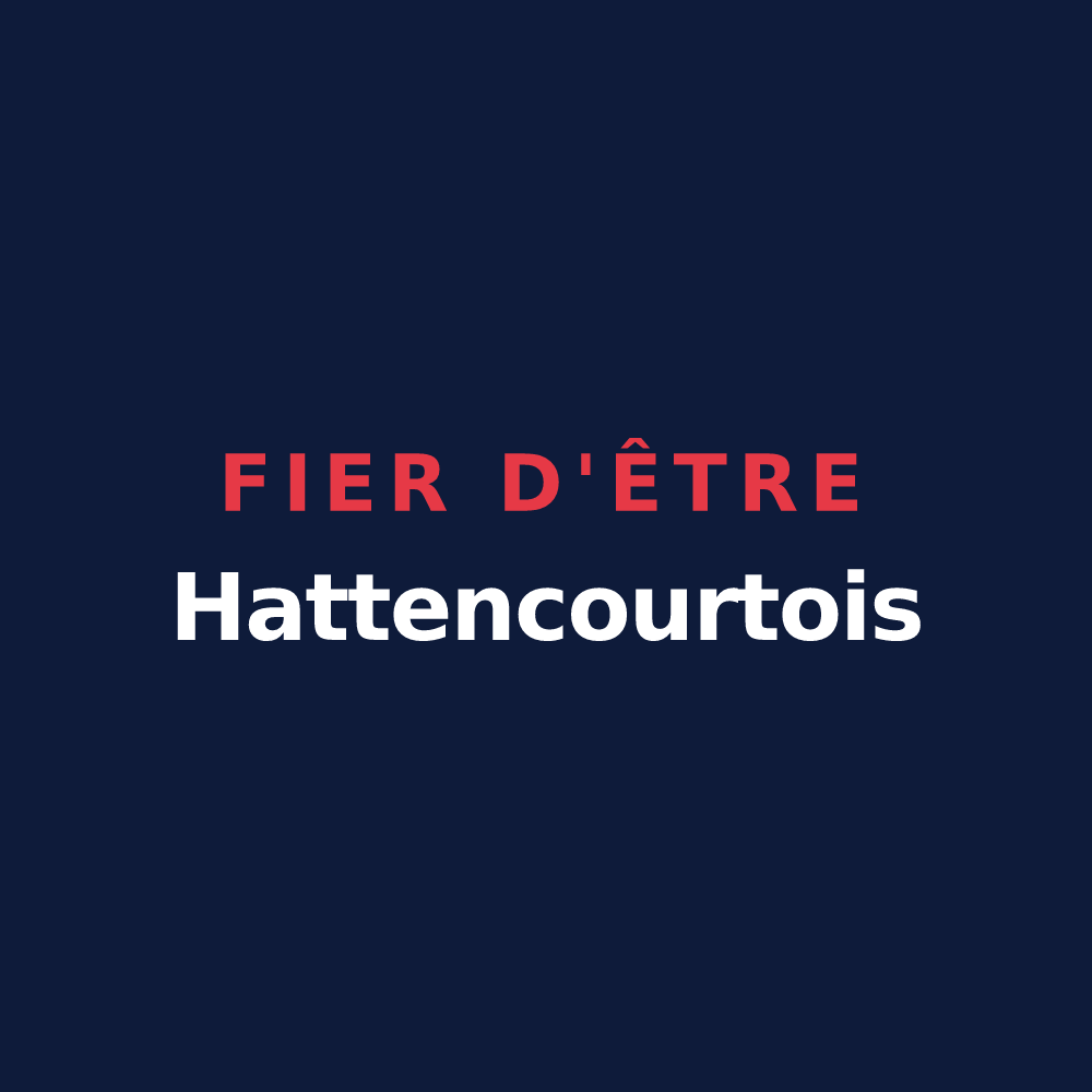 T-shirt « Fier d'être Hattencourtois » — design pour Hattencourt