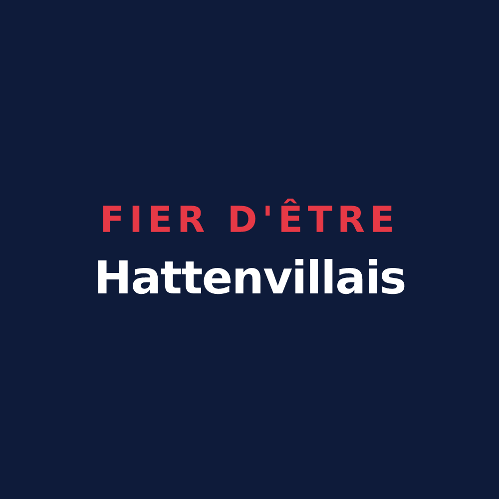 T-shirt « Fier d'être Hattenvillais » — design pour Hattenville