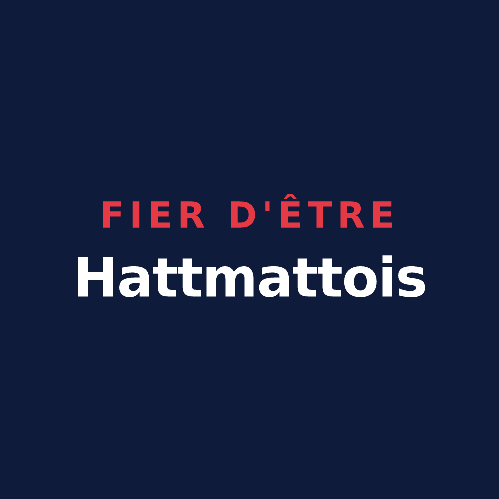 T-shirt « Fier d'être Hattmattois » — design pour Hattmatt