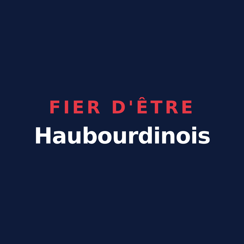 T-shirt « Fier d'être Haubourdinois » — design pour Haubourdin