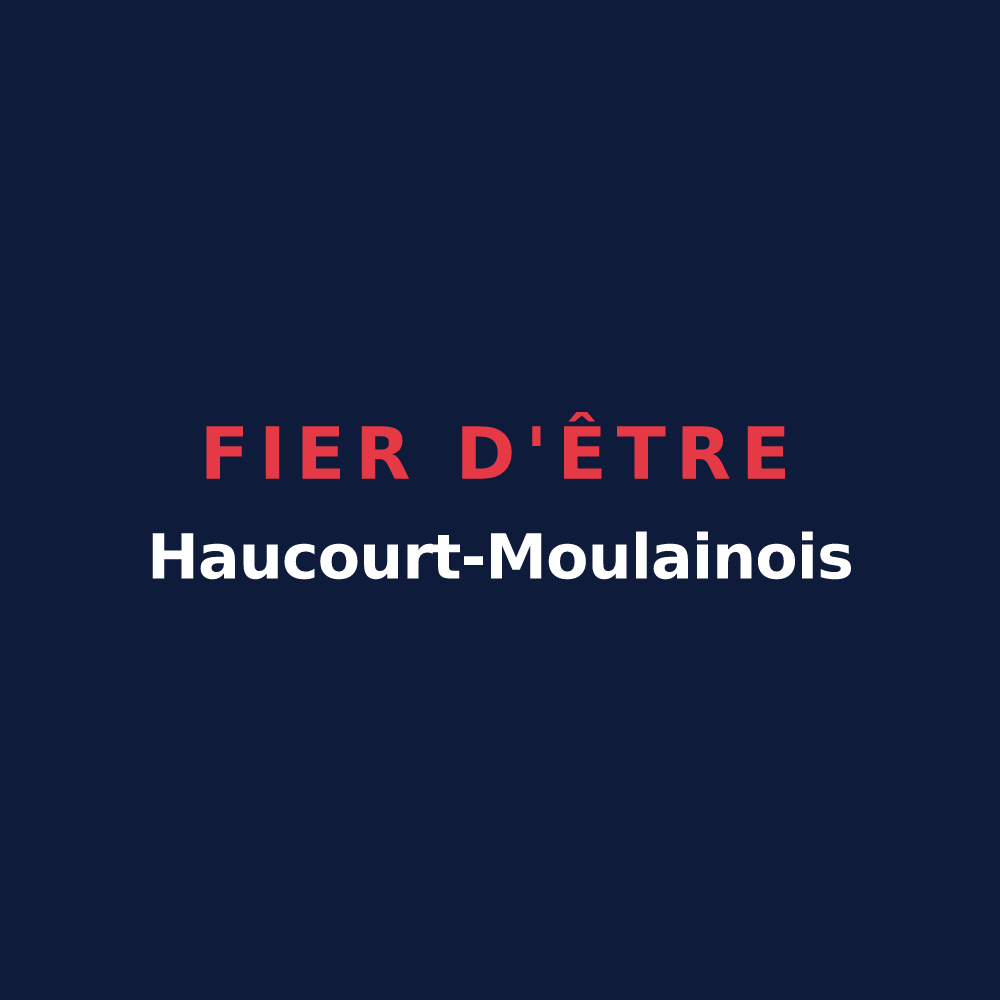 T-shirt « Fier d'être Haucourt-Moulainois » — design pour Haucourt-Moulaine