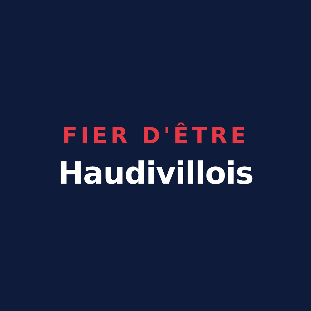T-shirt « Fier d'être Haudivillois » — design pour Haudivillers