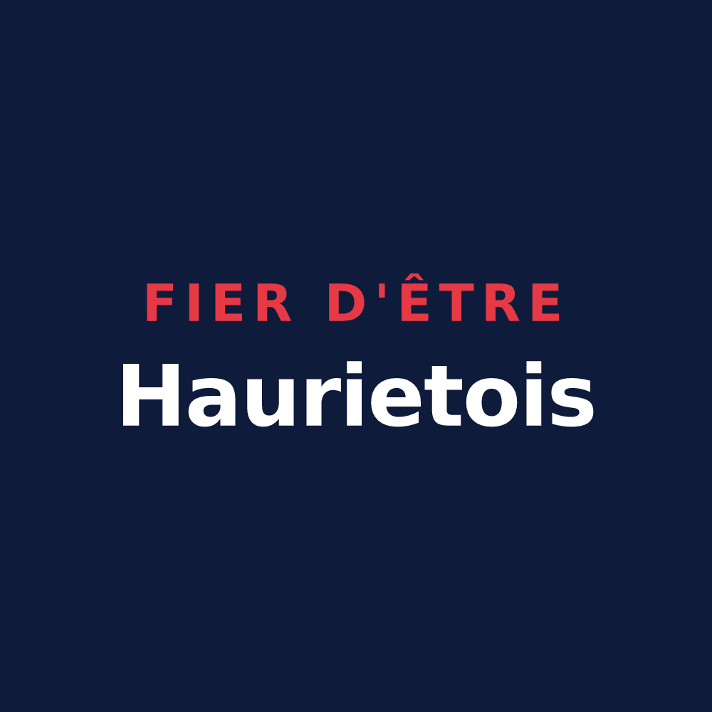 T-shirt « Fier d'être Haurietois » — design pour Hauriet