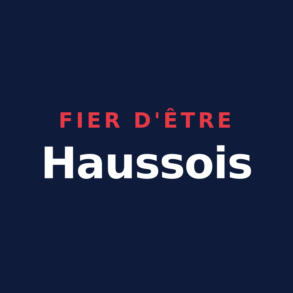 T-shirt « Fier d'être Haussois » — design pour Haussy