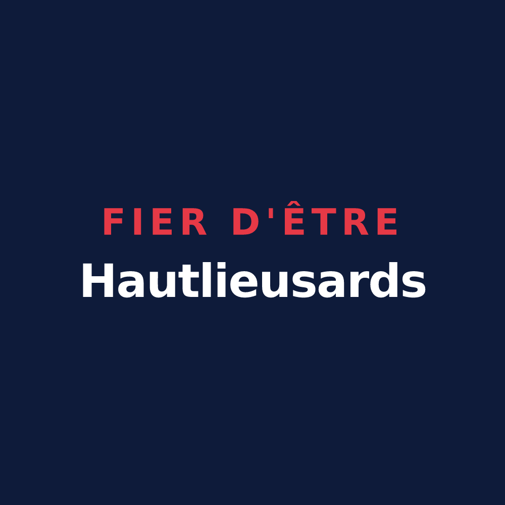 T-shirt « Fier d'être Hautlieusards » — design pour Haut-Lieu