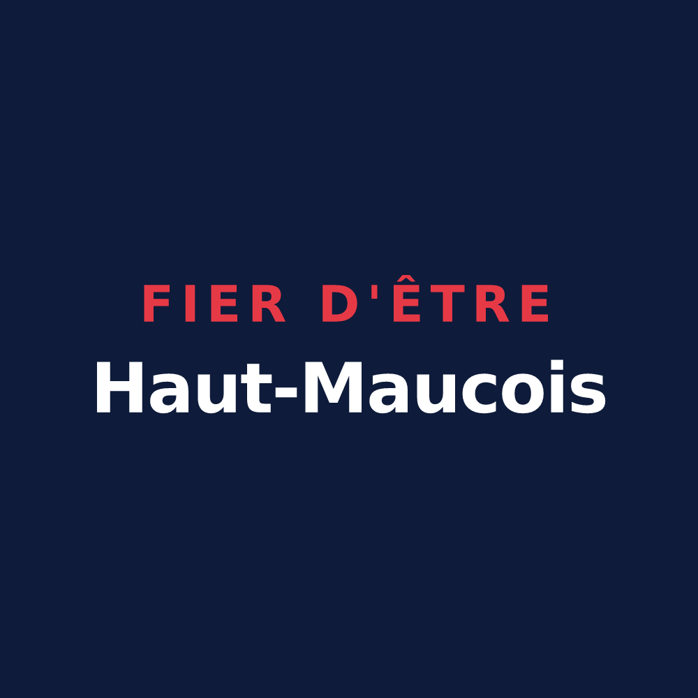 T-shirt « Fier d'être Haut-Maucois » — design pour Haut-Mauco