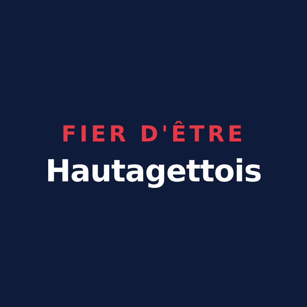 T-shirt « Fier d'être Hautagettois » — design pour Hautaget