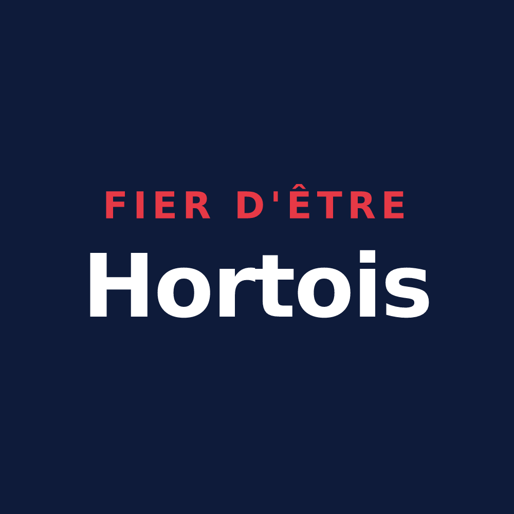 T-shirt « Fier d'être Hortois » — design pour Haute-Amance