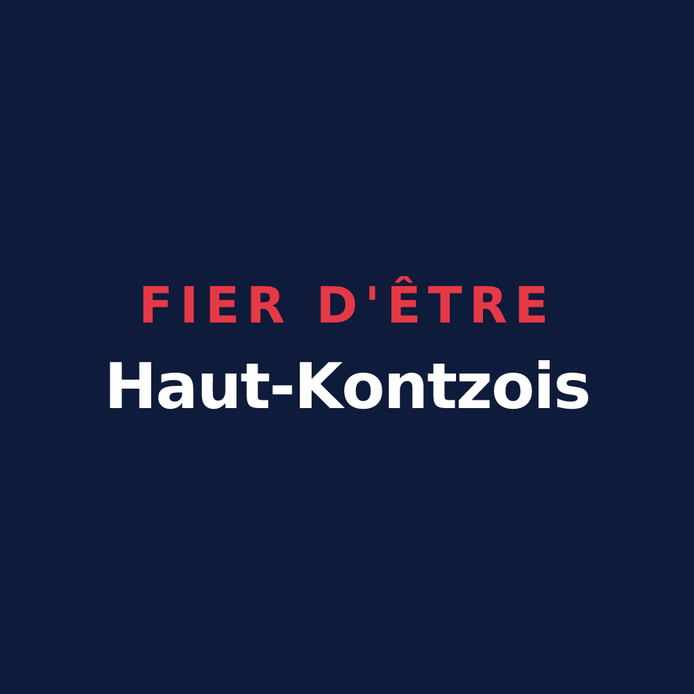 T-shirt « Fier d'être Haut-Kontzois » — design pour Haute-Kontz