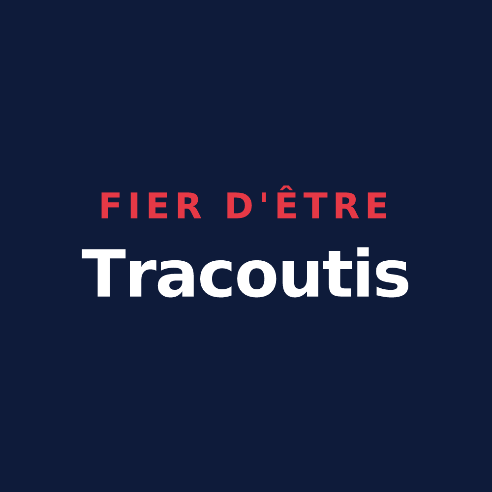 T-shirt « Fier d'être Tracoutis » — design pour Hautecour