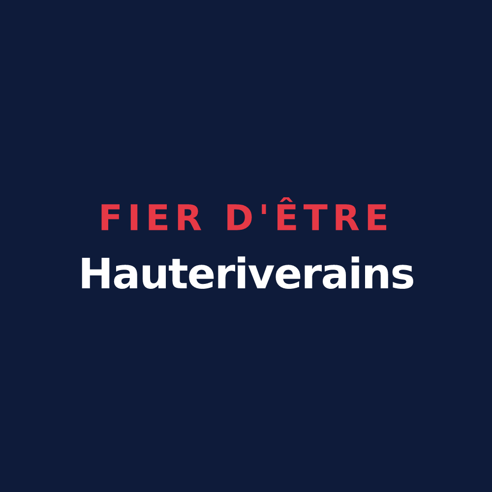 T-shirt « Fier d'être Hauteriverains » — design pour Hauterive