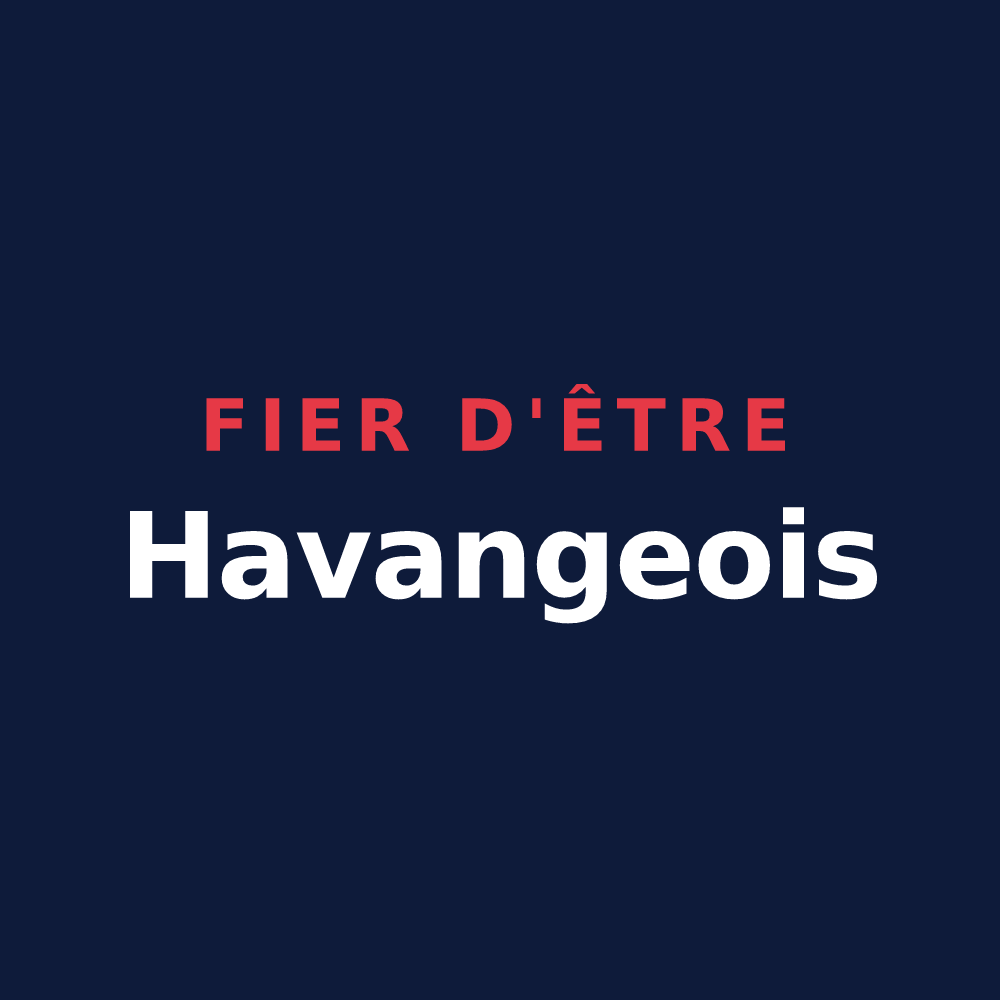 T-shirt « Fier d'être Havangeois » — design pour Havange