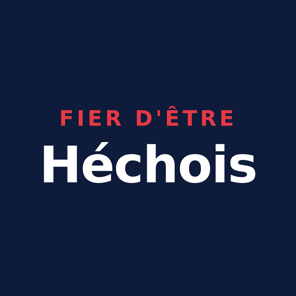 T-shirt « Fier d'être Héchois » — design pour Hèches
