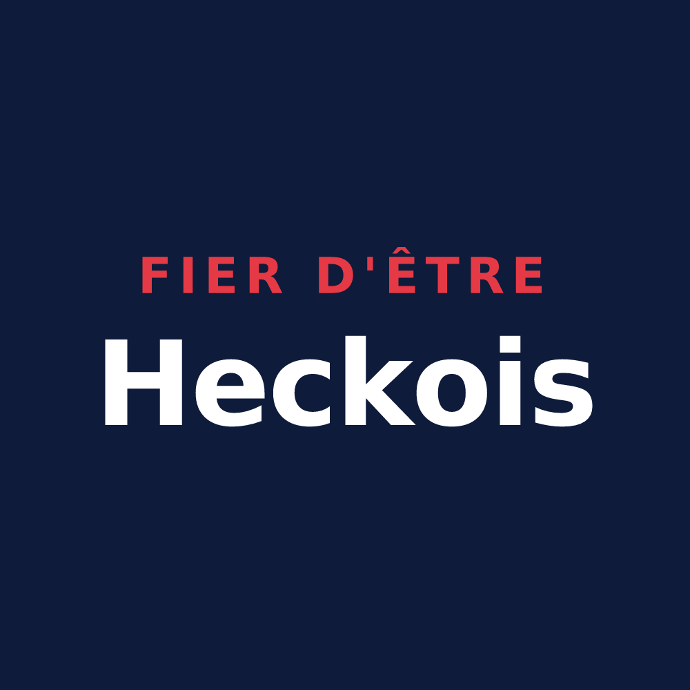T-shirt « Fier d'être Heckois » — design pour Hecken