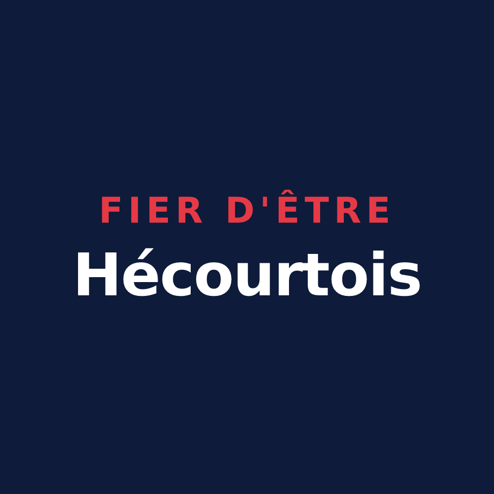 T-shirt « Fier d'être Hécourtois » — design pour Hécourt
