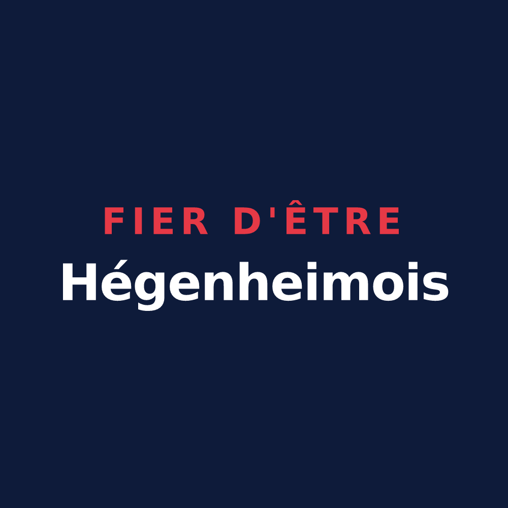 T-shirt « Fier d'être Hégenheimois » — design pour Hégenheim