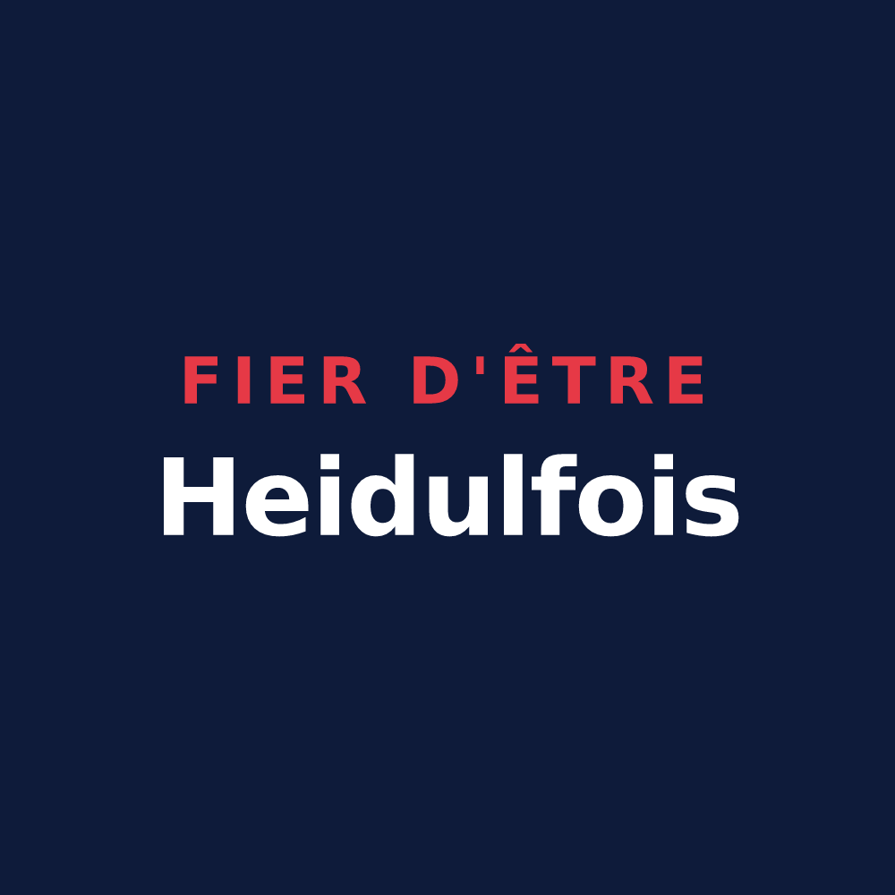 T-shirt « Fier d'être Heidulfois » — design pour Heidolsheim