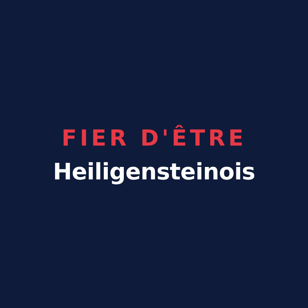 T-shirt « Fier d'être Heiligensteinois » — design pour Heiligenstein