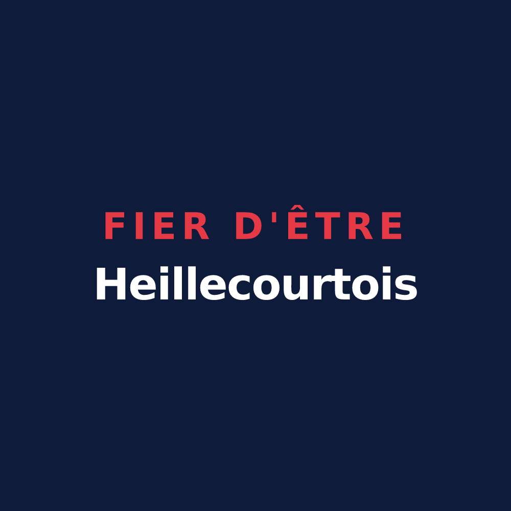 T-shirt « Fier d'être Heillecourtois » — design pour Heillecourt