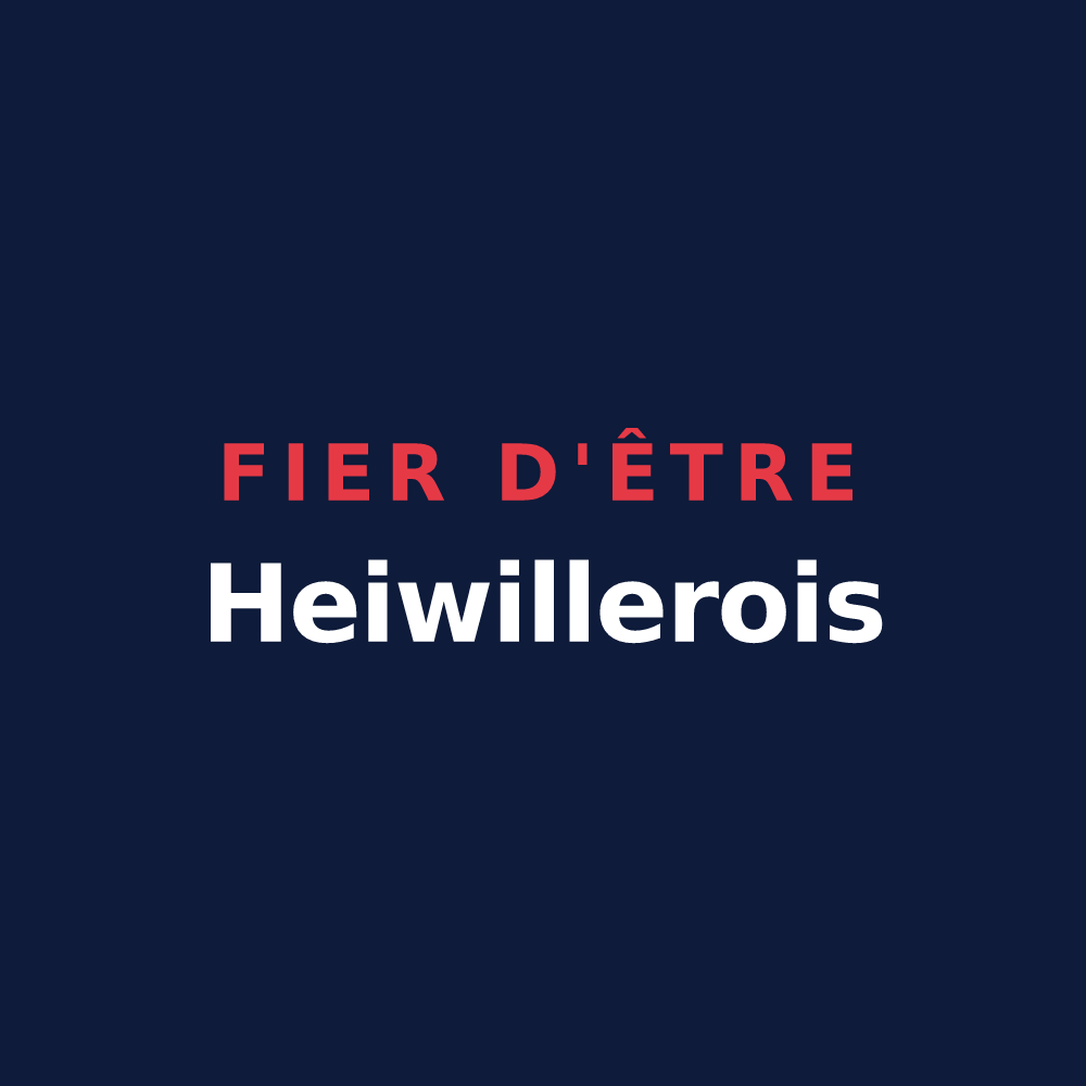 T-shirt « Fier d'être Heiwillerois » — design pour Heiwiller