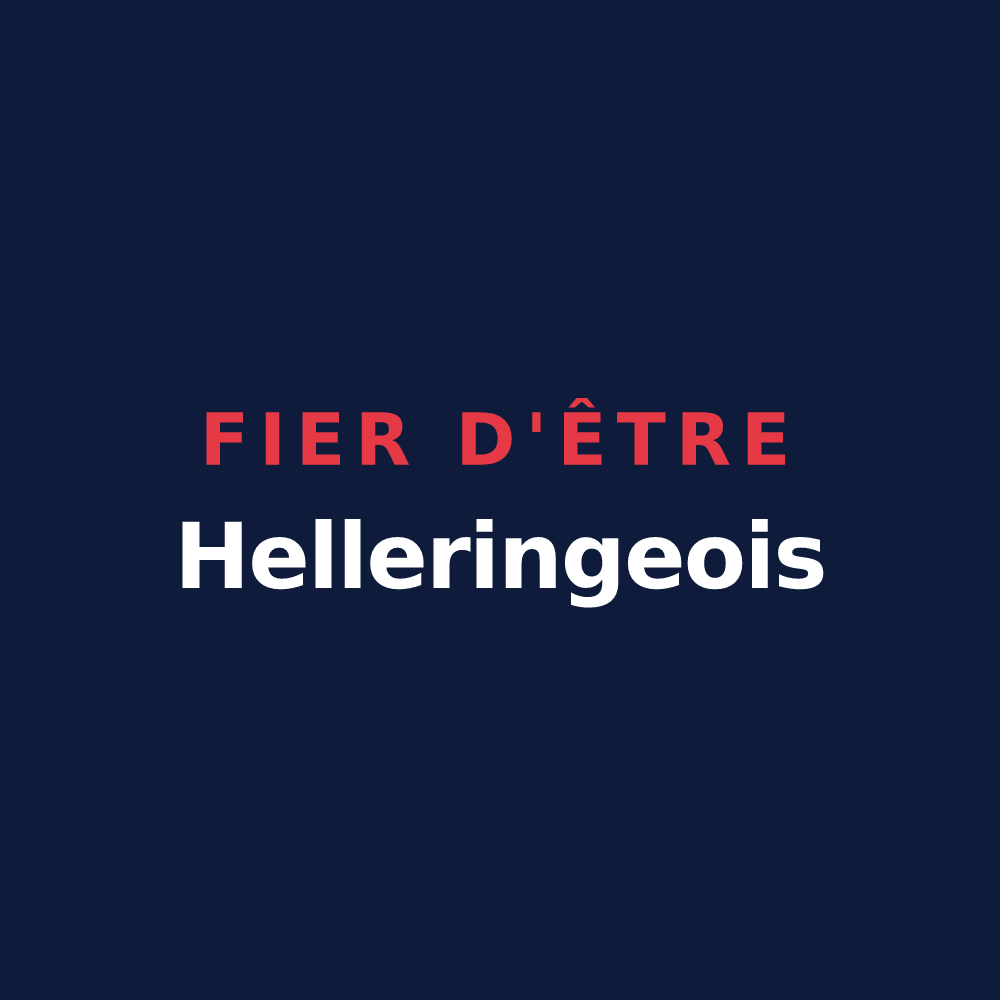 T-shirt « Fier d'être Helleringeois » — design pour Hellering-lès-Fénétrange