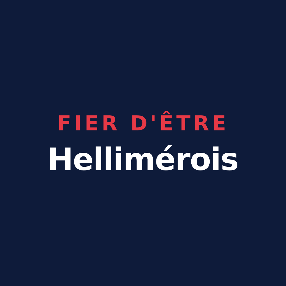 T-shirt « Fier d'être Hellimérois » — design pour Hellimer